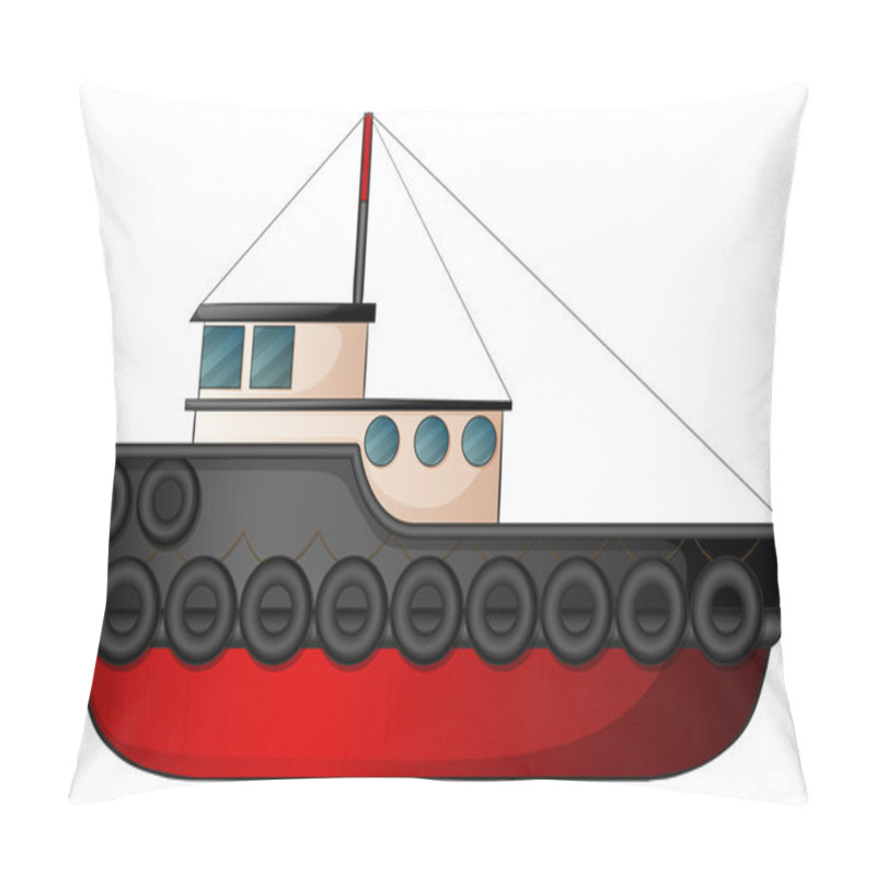 Personality  Tugboat Pillow Covers