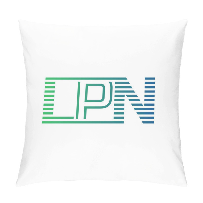 Personality  Modern LPN Logo Design. Letter LPN Minimalist, Professional, And Versatile Branding Icon For Business Identity Pillow Covers