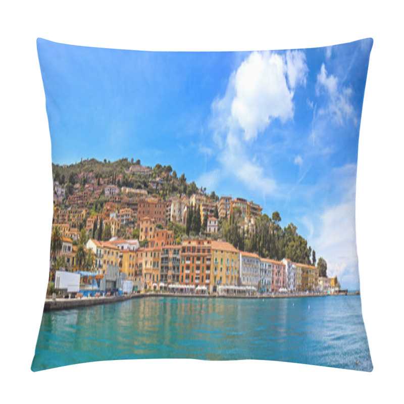 Personality  Porto Santo Stefano Seafront Panorama. Argentario, Tuscany, Ita Pillow Covers