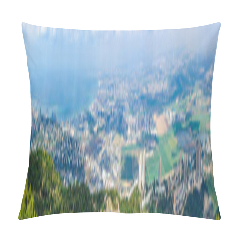 Personality  Panoramic View Of The Bay Of Haifa Pillow Covers