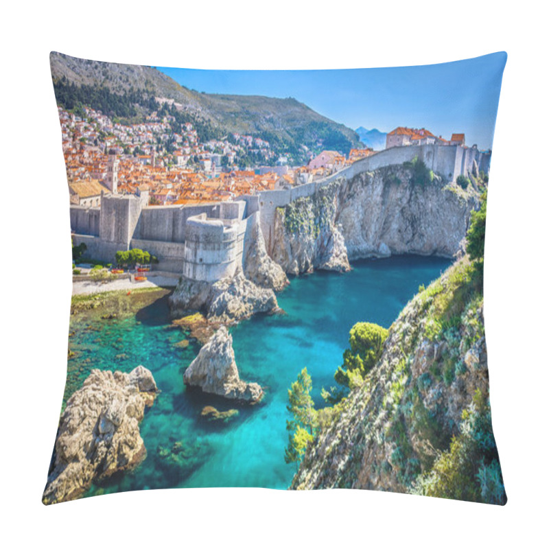 Personality  Croatia Dubrovnik Town. Pillow Covers