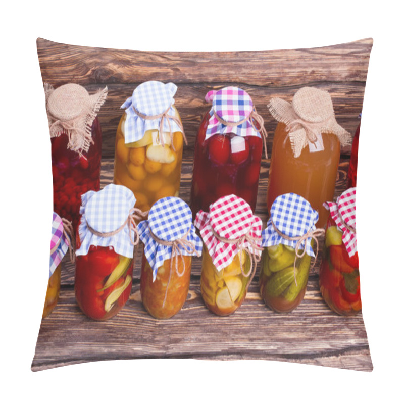 Personality  Storing Of Canned Foods. Pillow Covers