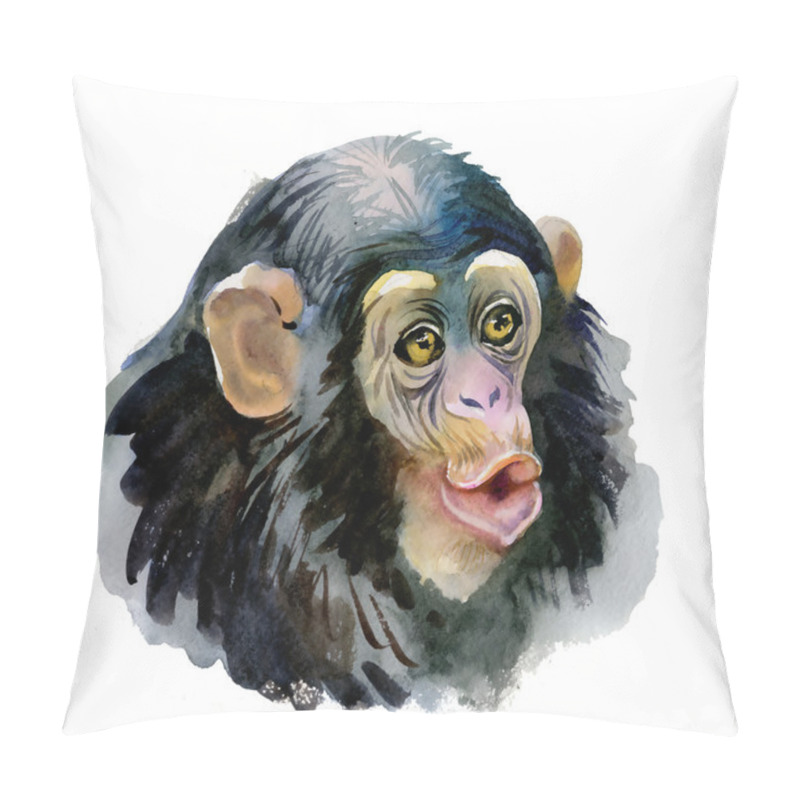 Personality  Monkey  Ink Painting Pillow Covers