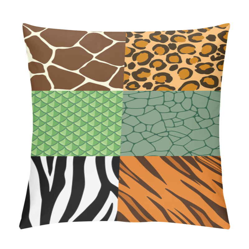 Personality  Animal Print Seamless Patterns Illustration Pillow Covers