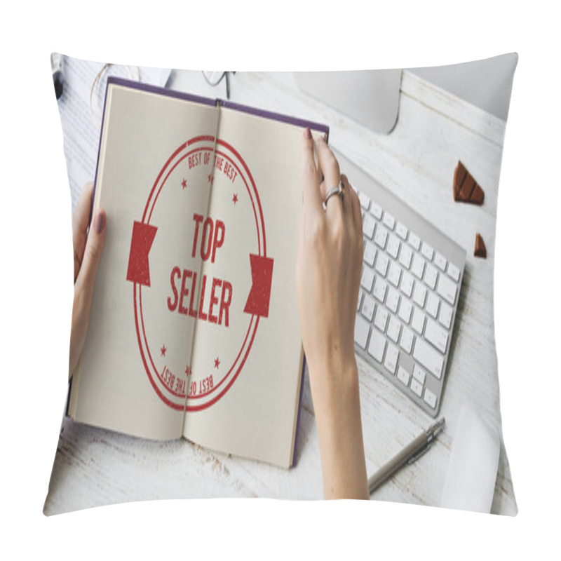 Personality  Person With Diary, Text On Pages Pillow Covers