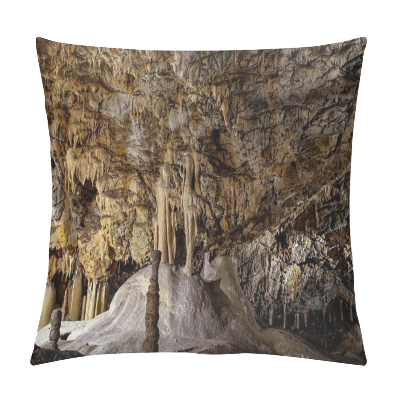 Personality  Fantastic Stalactite Caves And Wall Relief. Pillow Covers