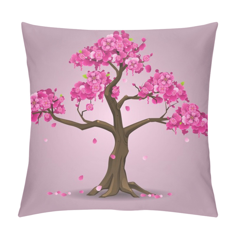 Personality  Japanese Sakura Tree Pillow Covers