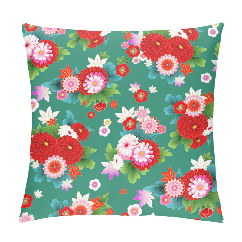 Personality  Seamless Pattern With Floral Motif Pillow Covers