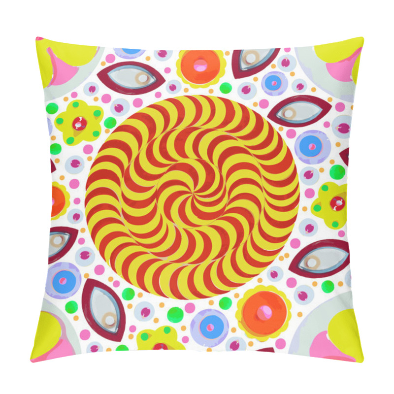 Personality  Abstract Seamless Flowers Pattern Pillow Covers