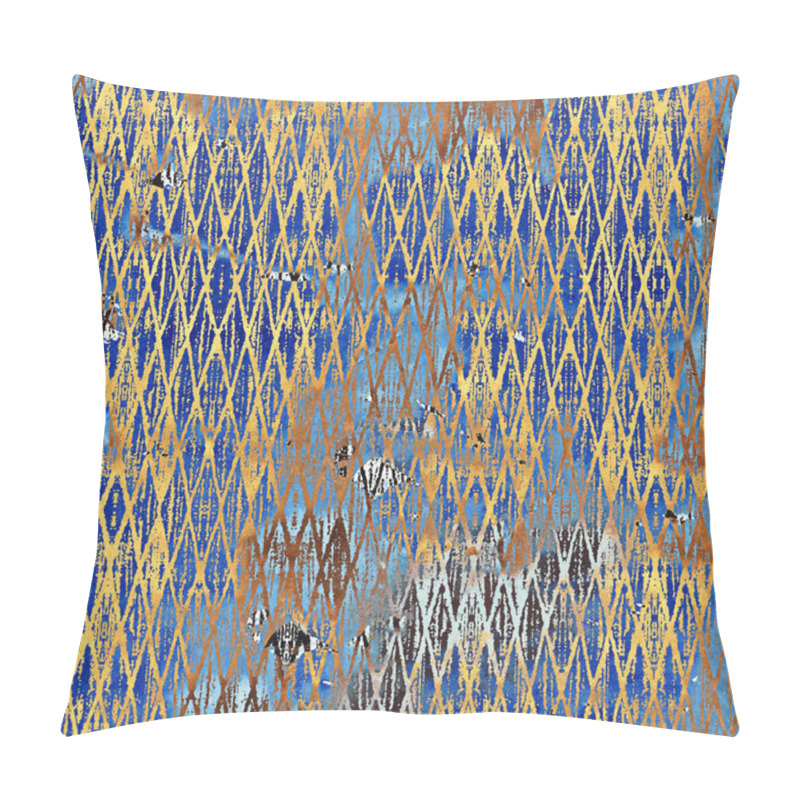 Personality  Geometry Repeat Pattern With Texture Background Pillow Covers