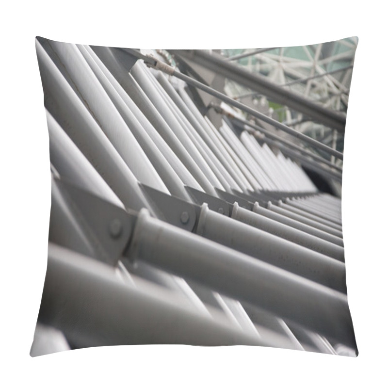 Personality  Metal Architectural Constructions Pillow Covers