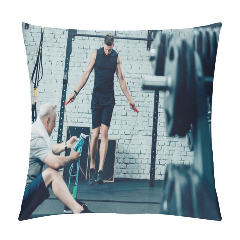 Personality  Sportsmen In Sport Center Pillow Covers