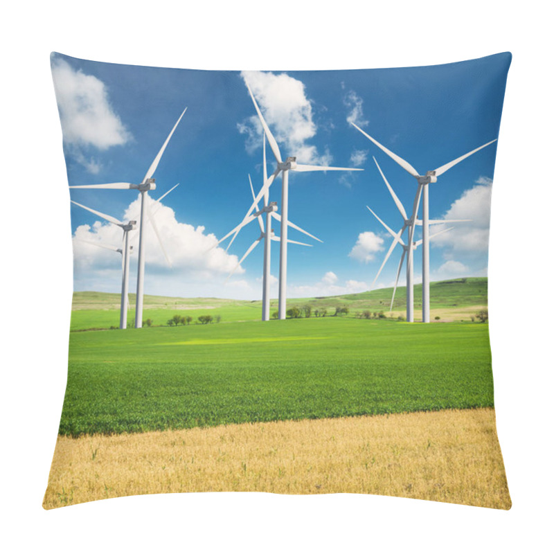 Personality  Wind Power Station Pillow Covers