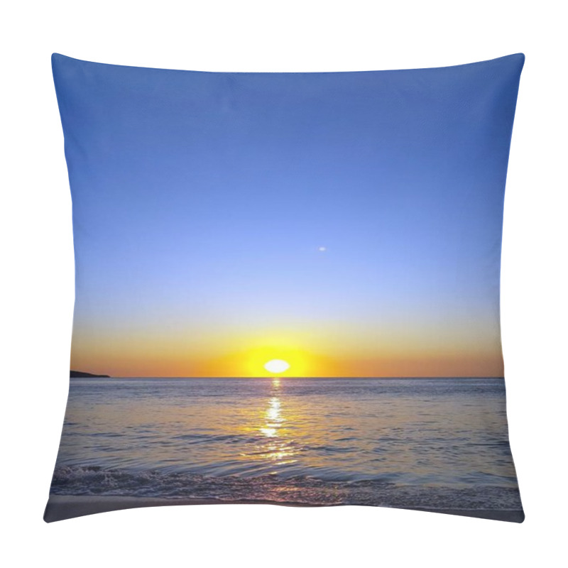 Personality  A View Of A Sunset On A Beach In Costa Rica. Pillow Covers