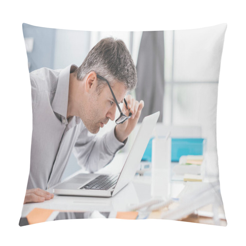 Personality  Workplace Vision Problems Pillow Covers