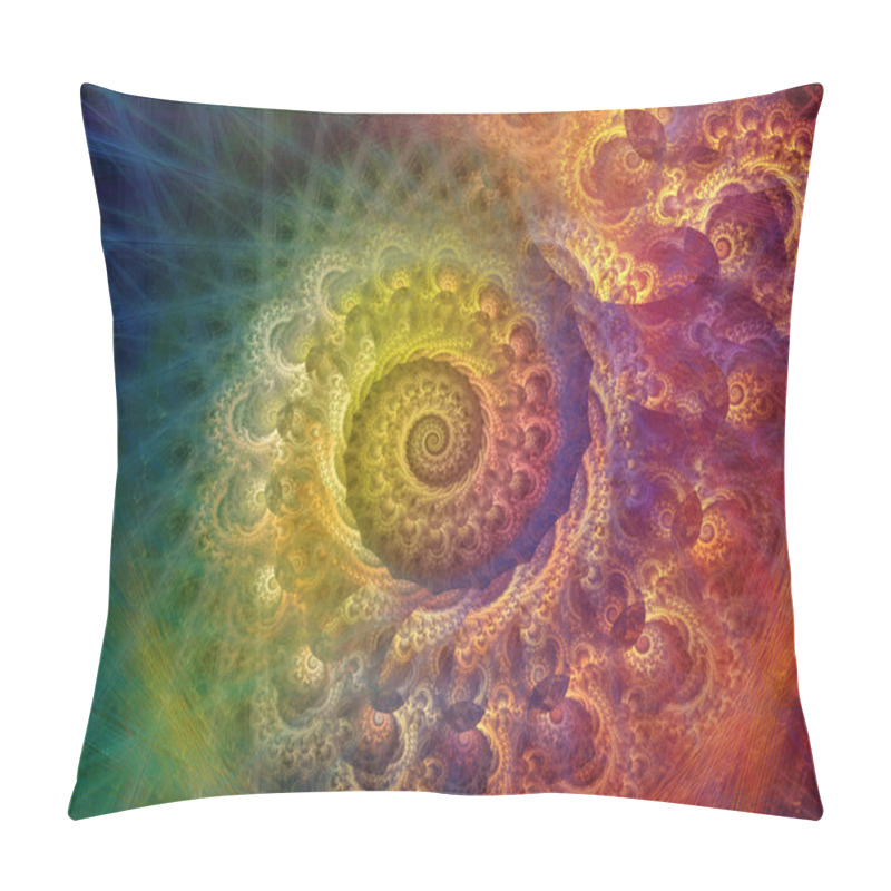 Personality  Spiral Background Pillow Covers