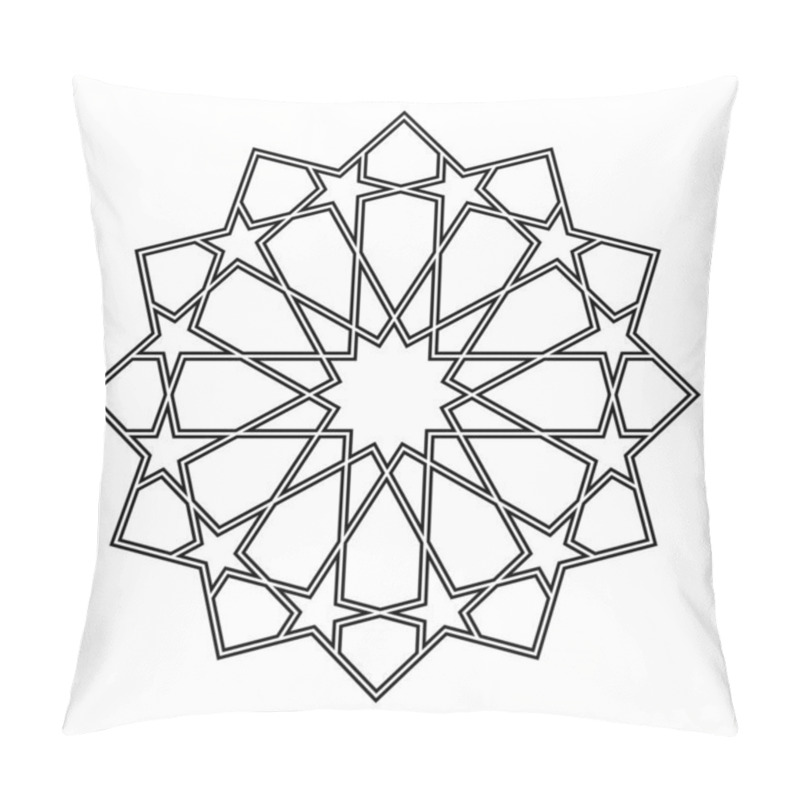 Personality  Geometric Islamic Ornamental Pattern Pillow Covers