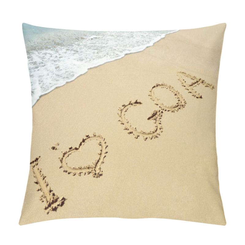 Personality  I Love Goa Pillow Covers