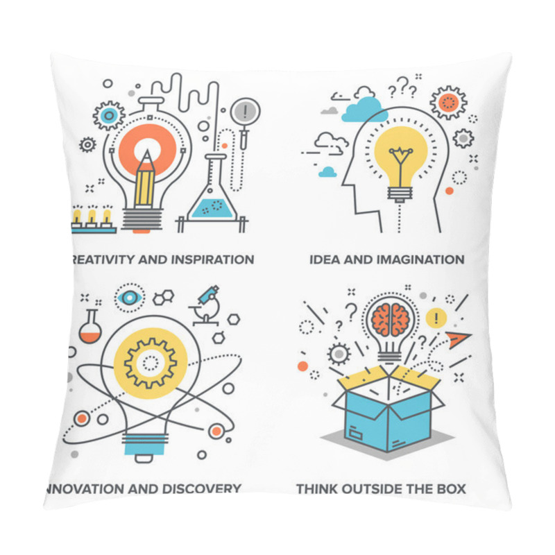 Personality  Idea And Imagination Pillow Covers