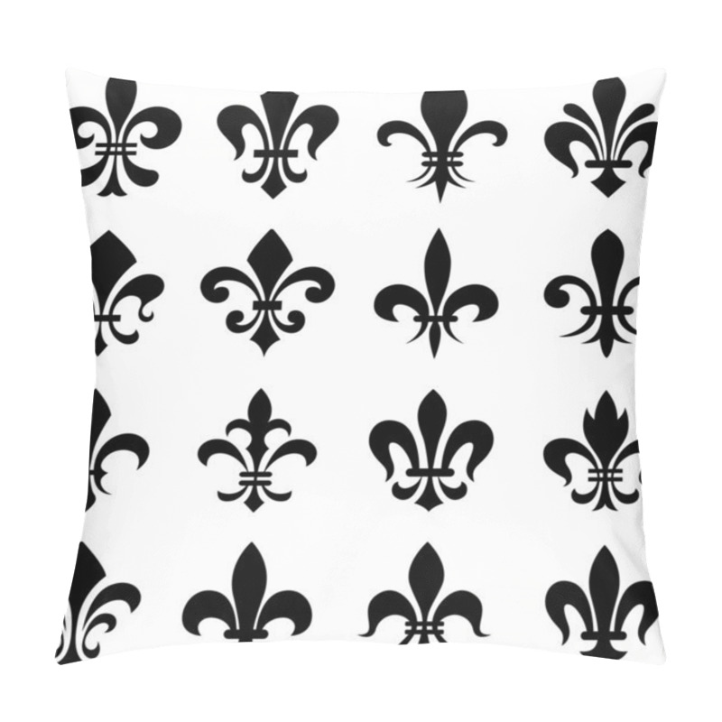 Personality  Classic Fleur De Lys Symbol Set Pillow Covers