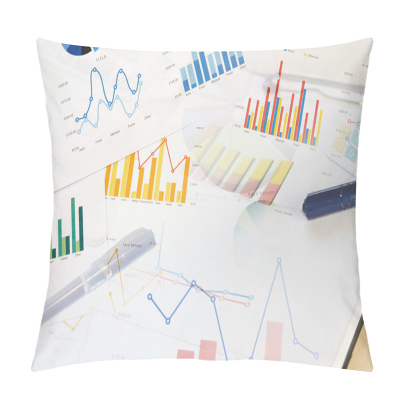 Personality  Business Charts And Graph Pillow Covers