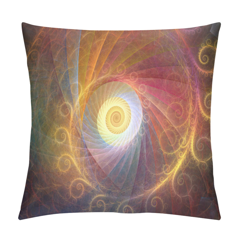 Personality  Spiral Background Pillow Covers