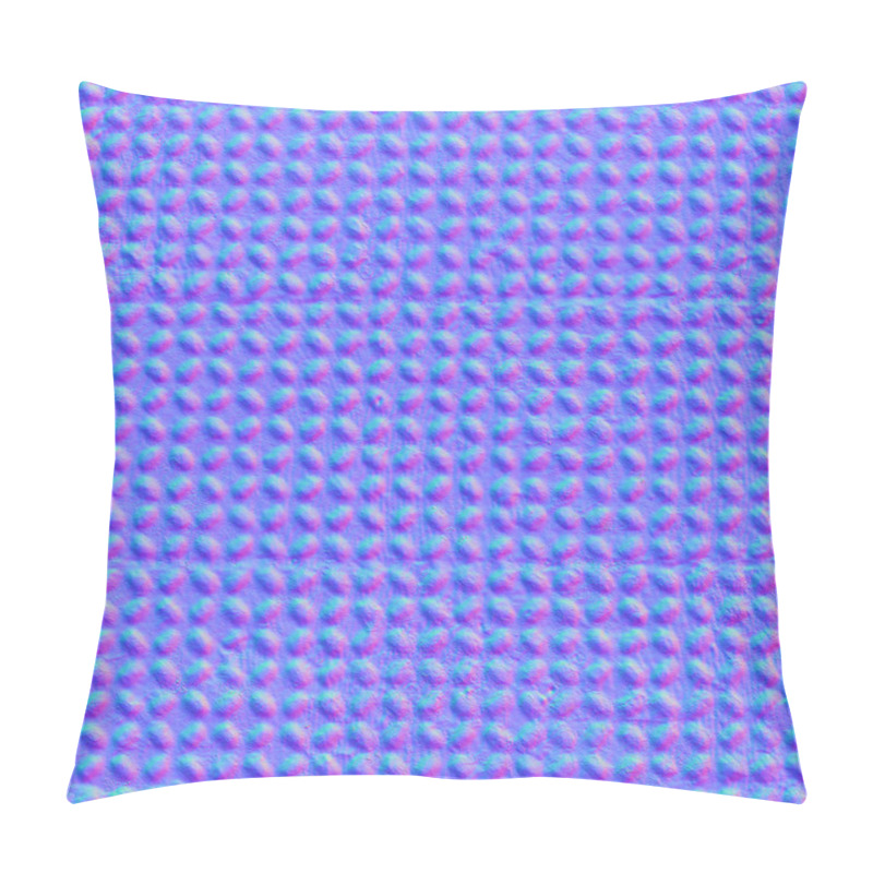 Personality  Texture Metal Normal Map, Normal Mapping Texture Pillow Covers