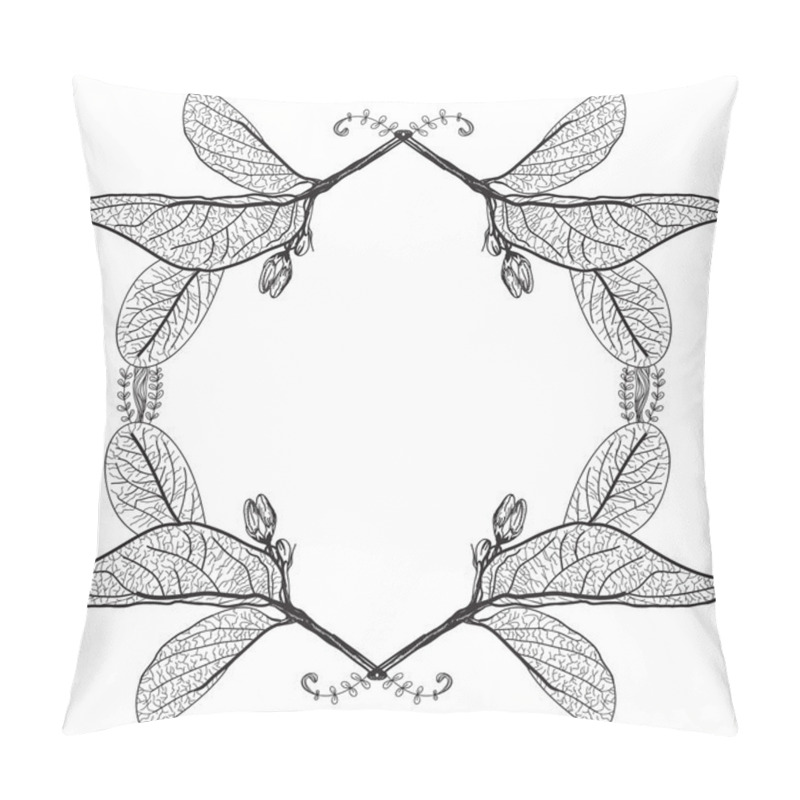 Personality  Leaves Contours Pillow Covers