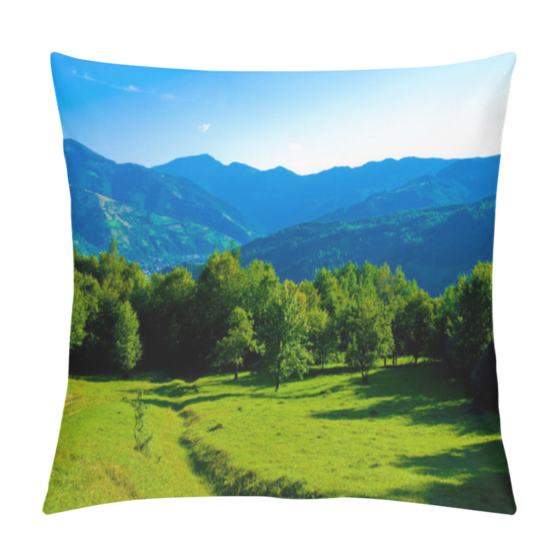 Personality  Carpathians In Summertime Of Year Pillow Covers