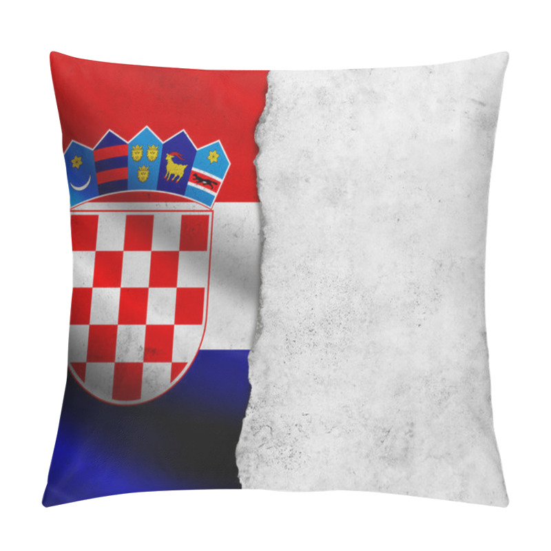 Personality  Grunge Croatia Pillow Covers