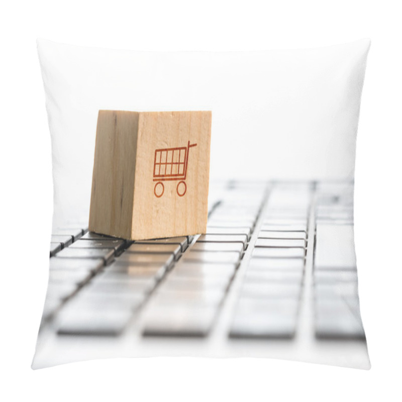 Personality  Online Shopping And E-commerce Concept Pillow Covers