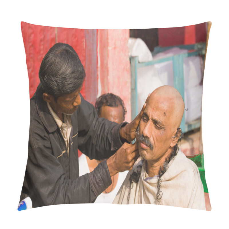 Personality  Varanasi, India. Pillow Covers