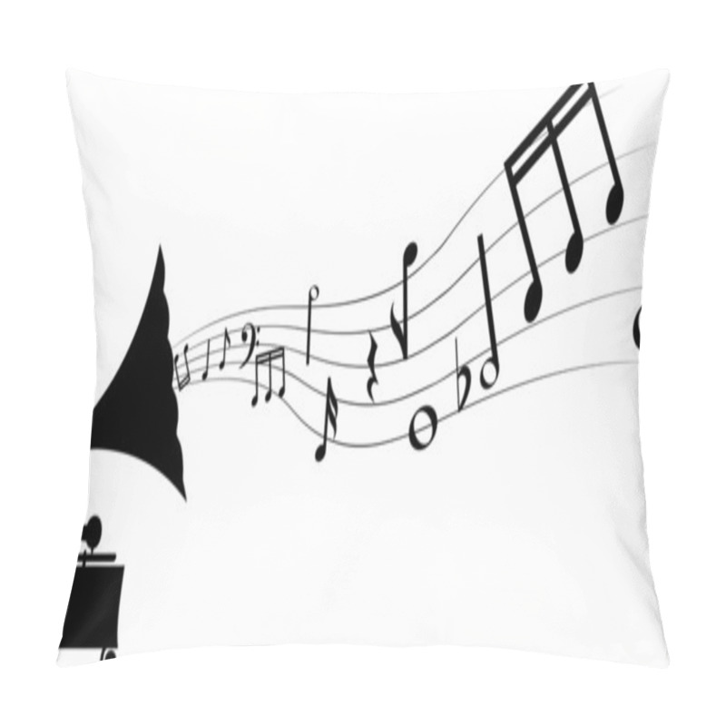 Personality  Gramophone And Melody Pillow Covers