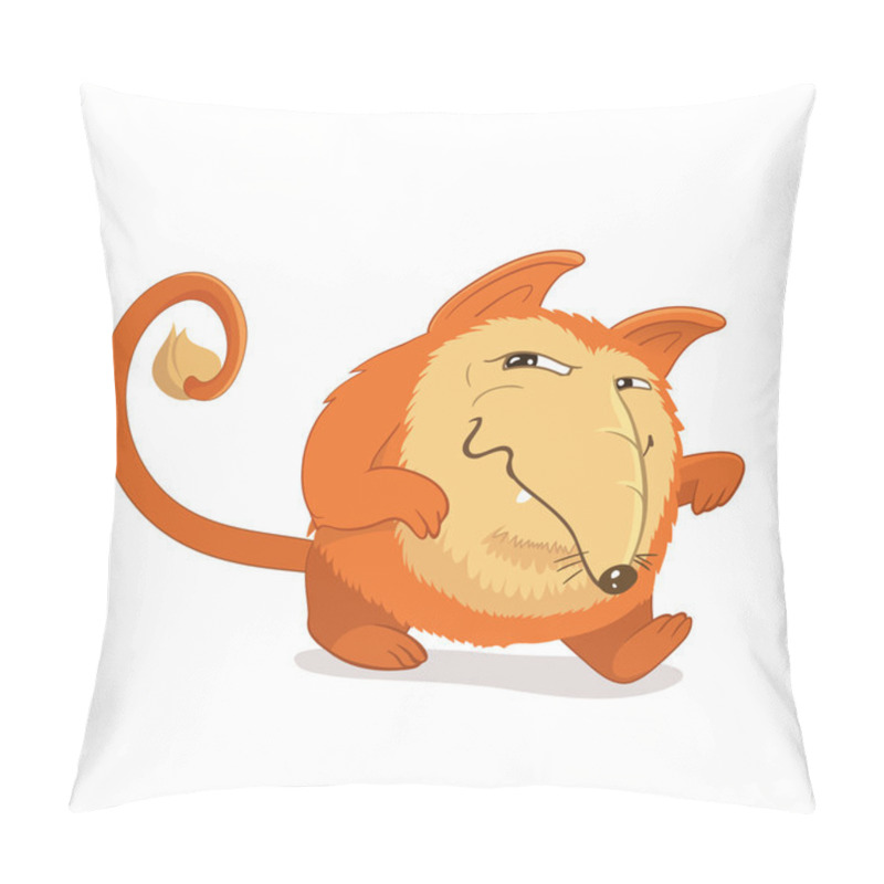 Personality  Fantasy, Fictional Character Reminiscent Of Red Fox Or Dog. Sly, Tricky Facial Expression. Pillow Covers