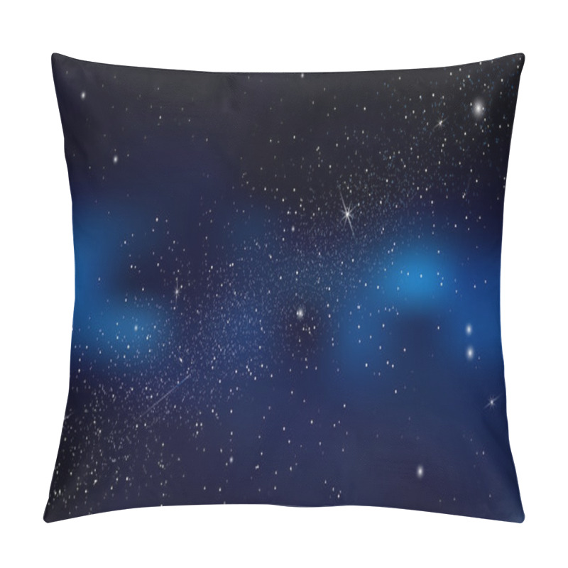 Personality  Abstract Background Is A Space With Stars Nebula.Vector Pillow Covers