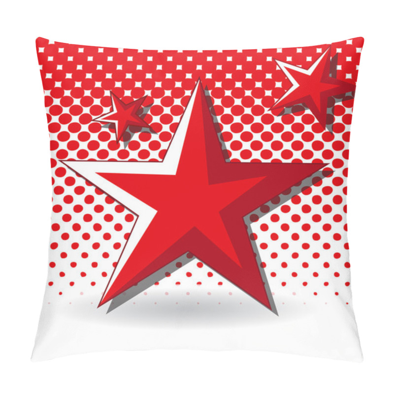 Personality  Comic Book Star Vector Pillow Covers