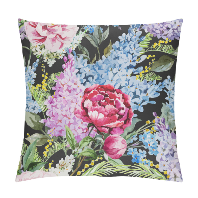 Personality  Lilac Pattern Pillow Covers