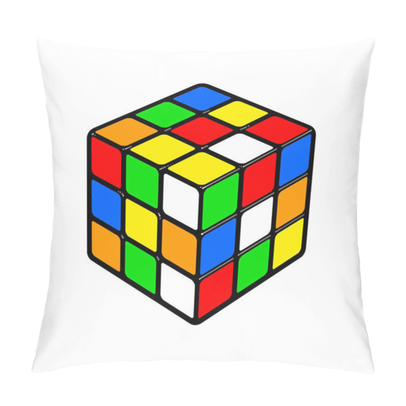 Personality  Vector Rubik Cube Pillow Covers