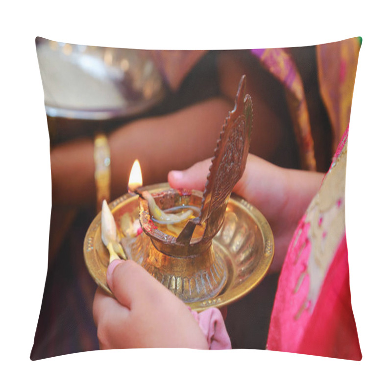 Personality  Details Of Traditional South Indian Wedding Rituals Pillow Covers