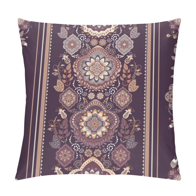 Personality  Striped Floral Pattern Pillow Covers