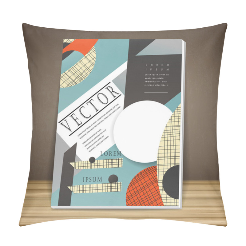 Personality  Collage Style Book Cover Pillow Covers