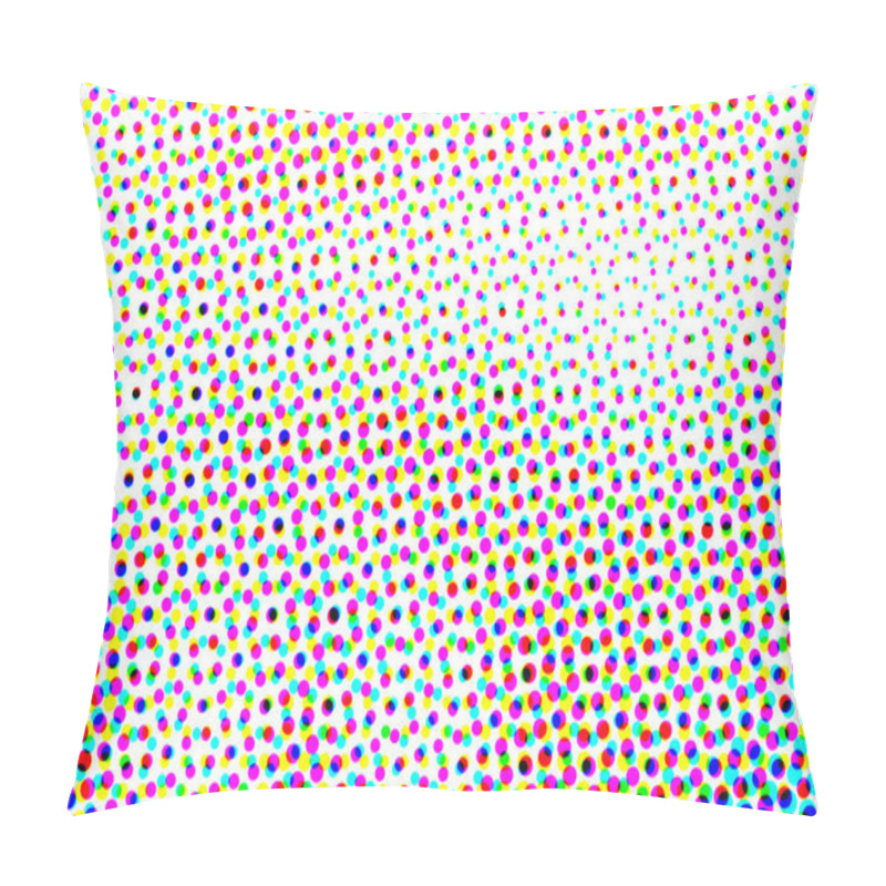 Personality  Abstract Pop Art Halftone Pattern Illustration As Grunge Art Background Pillow Covers