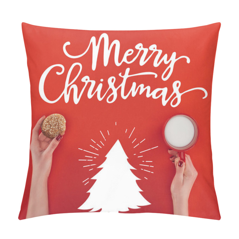 Personality  Merry Christmas Card Pillow Covers