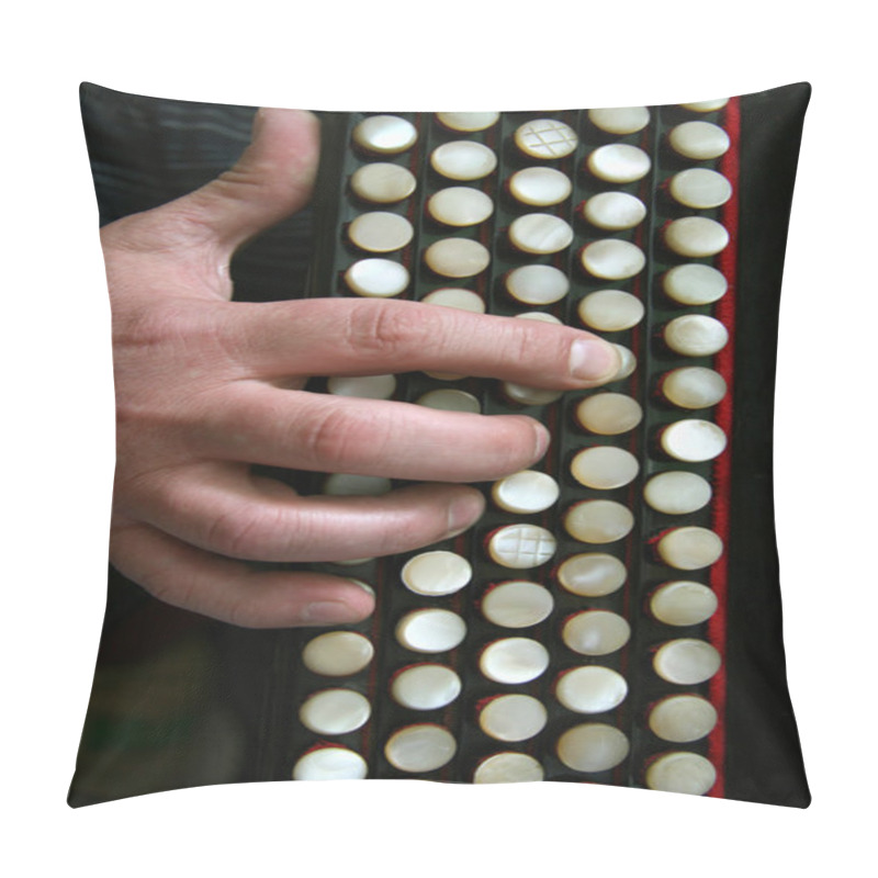 Personality  The Keyboard Of A Bayan Pillow Covers