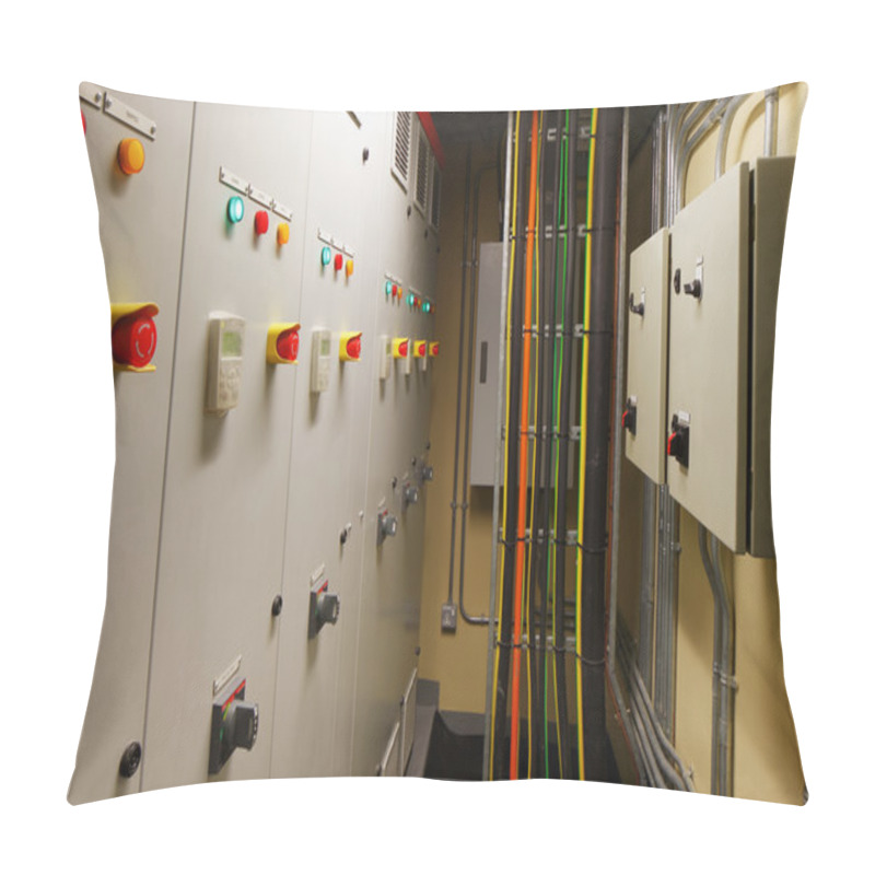 Personality  Mechanical Electrical Control Room Pillow Covers