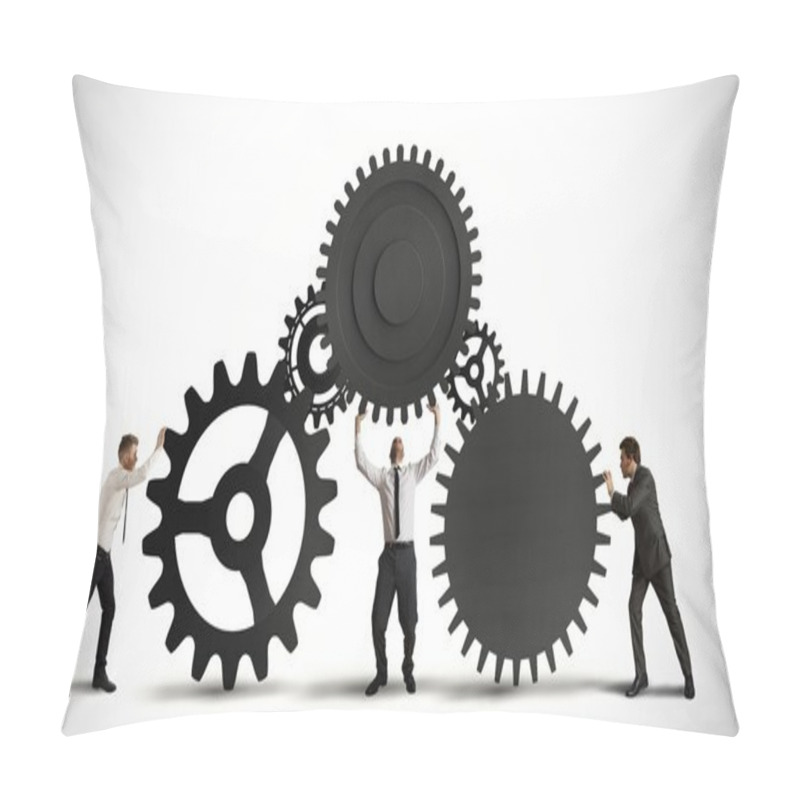 Personality  Concept Of Teamwork Pillow Covers