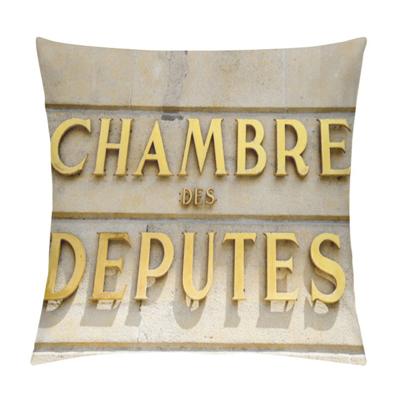 Personality  Chamber Of Deputies Signage Pillow Covers