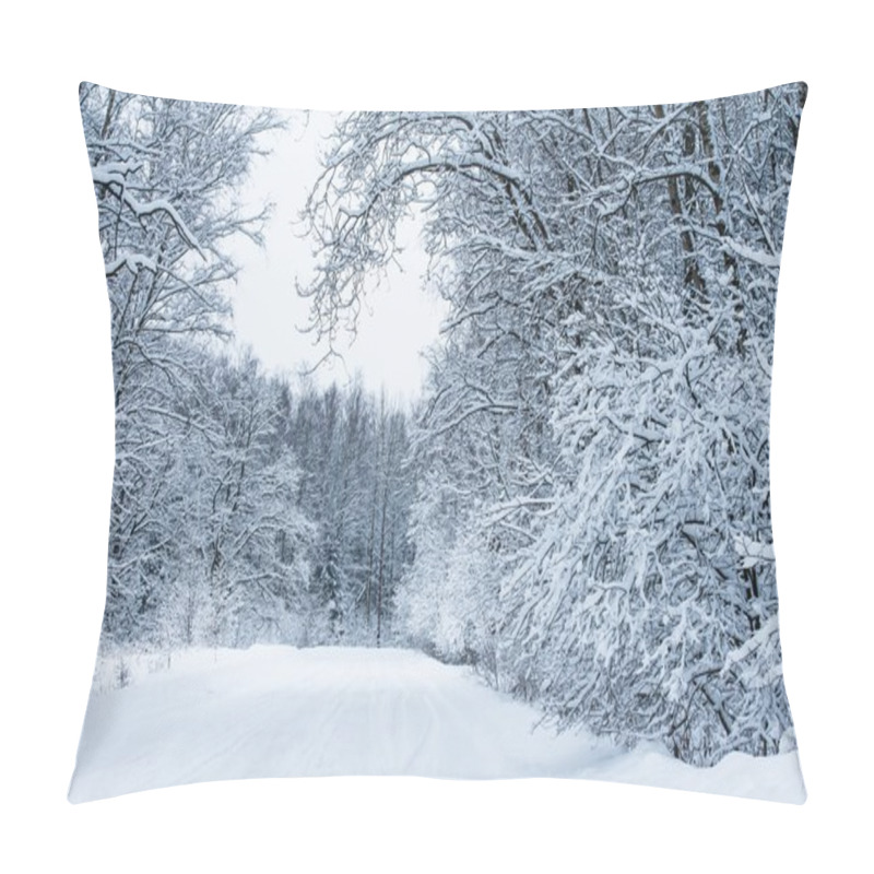 Personality  Winter Road Pillow Covers