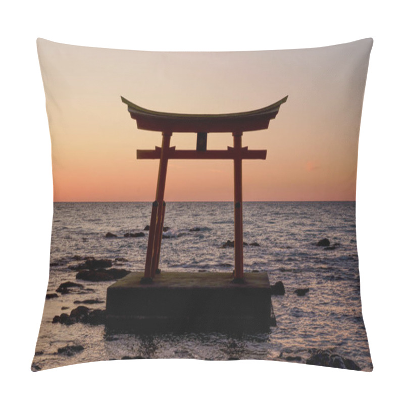 Personality  Torii In Sea Japan Pillow Covers