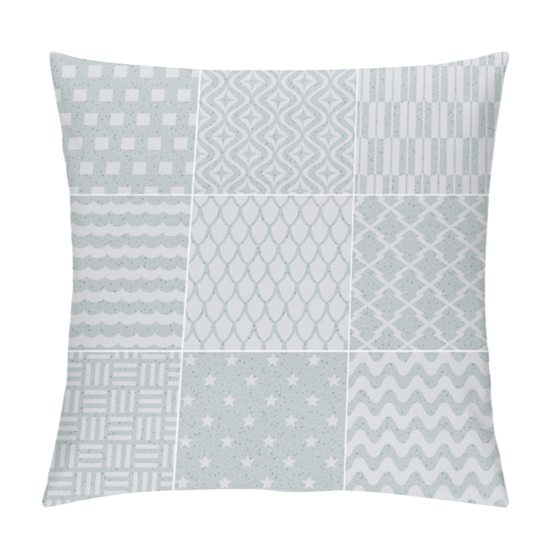 Personality  Seamless Geometric Abstract Pastel Pattern Pillow Covers